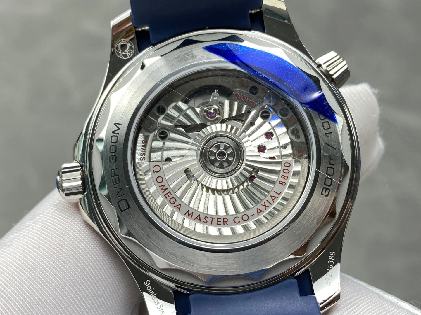 Popular CBD Factory Omega Seamaster Diver 300M 42mm Blue Wave Dial Blue Ceramic Bezel Blue Rubber Strap (210.32.42.20.03.001) 1:1 Super Clone – DD8800 Movement 279